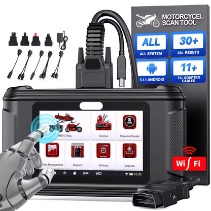 Motorfietsdiagnose – OBD Scanner – Foutcode Uitlezer – Onderhoud Reset – Gasrespons Aanpassing – Compact En Lichtgewicht – Geschikt Voor Meerdere Merken