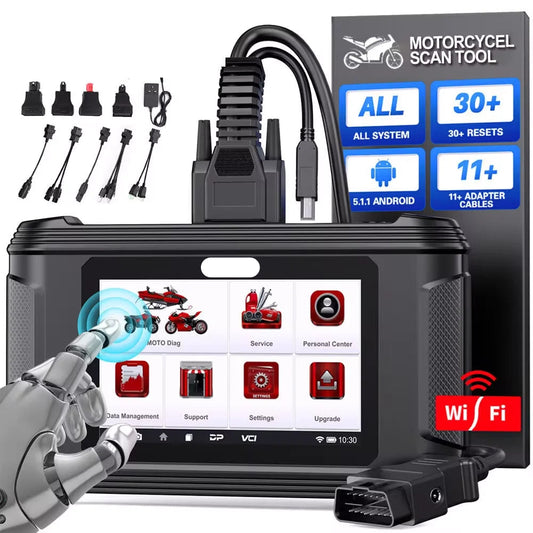 Motorfietsdiagnose – OBD Scanner – Foutcode Uitlezer – Onderhoud Reset – Gasrespons Aanpassing – Compact En Lichtgewicht – Geschikt Voor Meerdere Merken