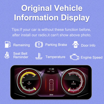 Multimedia Speler – Autoradio – Navigatiesysteem – Touchscreen Unit – Double DIN – 10,25 Inch Scherm – Android 13 Systeem – Draadloze CarPlay & Android Auto