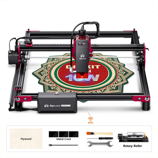 DIY Laser Engraver AlgoLaser Laser Cutter 10W Output and Laser Engraver and Laser Cutter Machine APP Supported Woodworking Tools