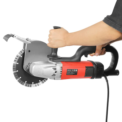 Elektrische Betonzaag - Betonfrees - Betonzagen -Steenzaagmachine - Muurfrees - Zaagmachine - 2700W - 7000RPM - 68mm Zaagdiepte - Cirkelzaag - Instelbare Hoek 0-180° - Sleuvenfrees - voor Beton - Baksteen & Steen