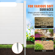 Outdoor Privacy Fence - Privacy Screen - Privacy Fencing - Air Conditioner Fence - Fence - 50x50in - 2 Sided - Perfect for Enclosing Trash Cans and AC Units