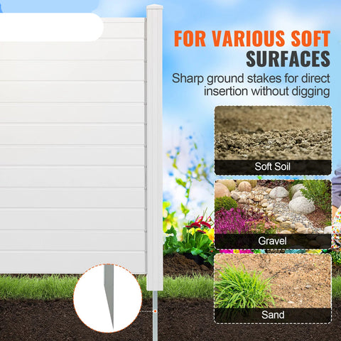 Outdoor Privacy Fence - Privacy Screen - Privacy Fencing - Air Conditioner Fence - Fence - 50x50in - 2 Sided - Perfect for Enclosing Trash Cans and AC Units