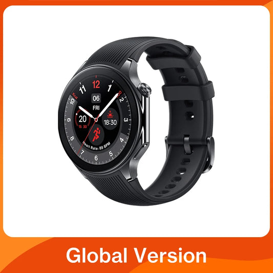 Smartwatch - Smartwatch Dames - Smartwatch Heren - Smartwatches - Wereldwijde Versie - Dual Frequency GPS Wear OS 4 NFC - Zwart Staal