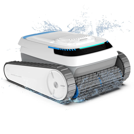 Zwembadrobot – Zwembadreiniger – Automatische Pool Cleaner – Draadloze Zwembadstofzuiger – 45.000 Pa Zuigkracht – 120 Min Batterijduur - QUORE