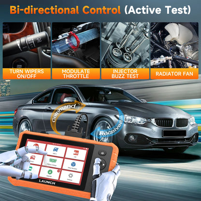 Autodiagnoseapparaat – Diagnose Tool – Auto Scanner – Foutcode Lezer – Reparatie Scanner – 32+ Servicefuncties – Live Data Streaming