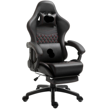 Bureaustoel – Werkstoel – Gamestoel – Bürostuhl – Computerstoel – Vintage Design – Uitklapbare Voetensteun