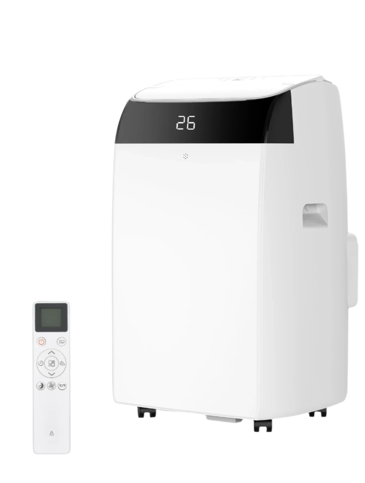 Draagbare Airconditioner – Mobiele Airco – Koelventilator – Ontvochtiger – 12.000 BTU – 50 m² – Stil Geluid - Witte Bovenkant - QUORE