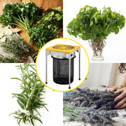 Knopschaar - Trimmerkop - Elektrische Snijmachine - 18 Inch Hydroponische Elektrische Bladschaar - 3 Snelheden - 60W 6-Mes - Tuingereedschap - Zilver Geel