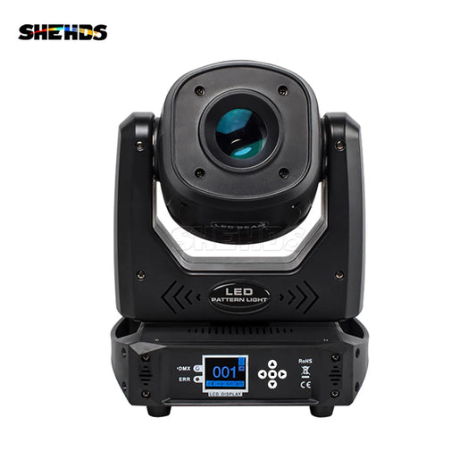 Movinghead Verlichting – LED Moving Head – DJ Licht – Podiumverlichting – Disco Spot – 100W EU Plug – 7 Kleuren Kleurwiel – 6-Sijdig Prismatisch Effect - QUORE