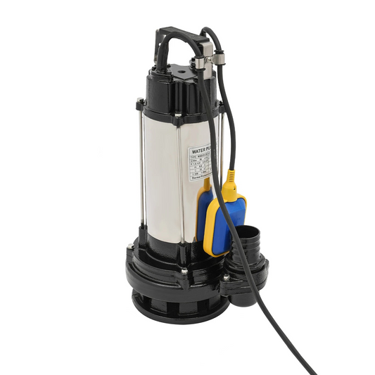 Dompelpomp – Waterpomp – Pomp Voor Schoon Water – Pomp Voor Vuil Water – 1,5 Kw Motor – Rvs Behuizing – Automatische Werking