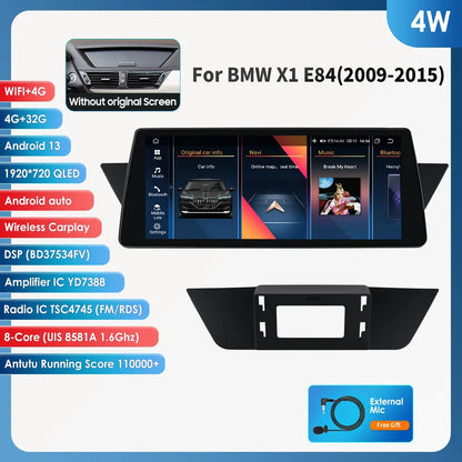 10,25" Android 13 Autoradio – Multimedia Radio – Navigatiesysteem – Touchscreen Headunit – Carplay Android Auto – 4G Verbinding – 32GB Intern Geheugen