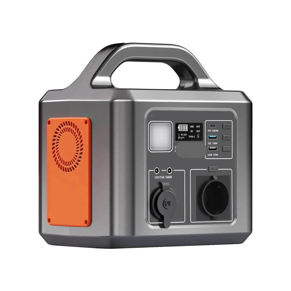 Draagbare Power Station – Mobiele Accu – Noodstroomvoorziening – Outdoor Batterij – 538,7 Wh Capaciteit – 600 Watt Piekvermogen