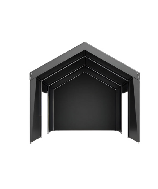 Carport – Overkapping – Garage – Buitenruimte – Beschutting – Gegalvaniseerd Staal - 12x20ft