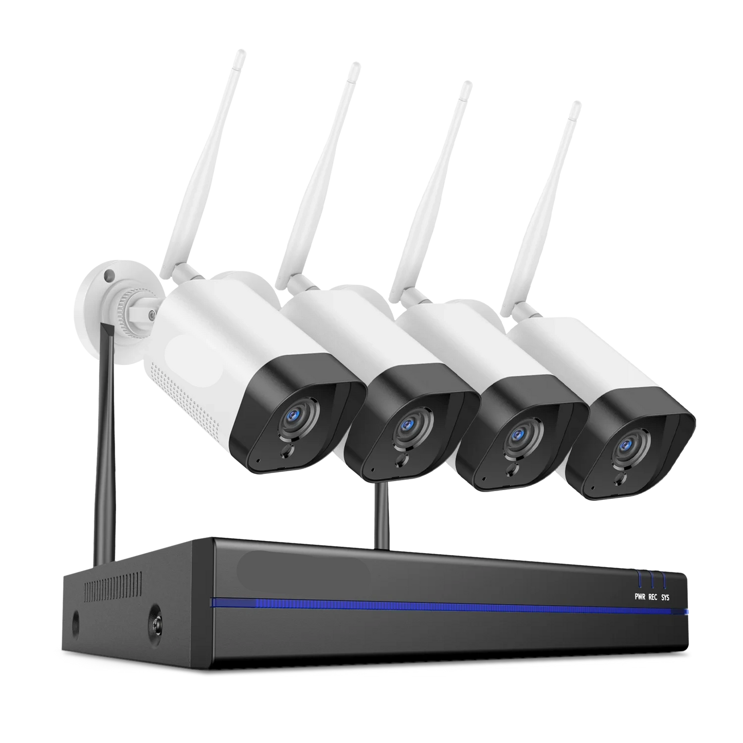 Draadloze Beveiligingscamera Set – Buiten Camera – Home Surveillance – Nachtzicht Camera – Waterdicht – 3MP Resolutie – Bewegingsmelding