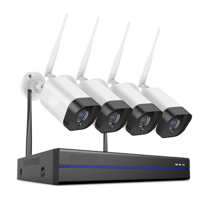 Draadloze Beveiligingscamera Set – Wifi Camera – Buiten Camera – Nachtzicht Camera – IP66 Waterdicht – 3MP Resolutie – Bewegingsmelding