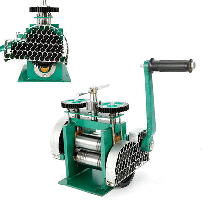 Rolling Mill – Metaalbewerking Machine – Sieraden Gereedschap – Plaat Uitrollen – Gietijzer En Geharde Staal – Precisie Instelling - QUORE