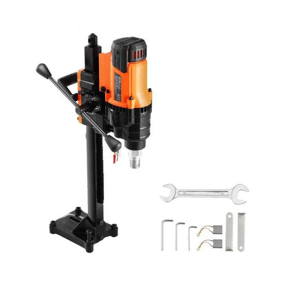 Diamantboormachine – Betonboor – Betonboormachine – Diamantboor Voor Beton – Krachtige 3000W Motor – Nat- En Droogboren – Boorgaten 20-300 Mm - QUORE