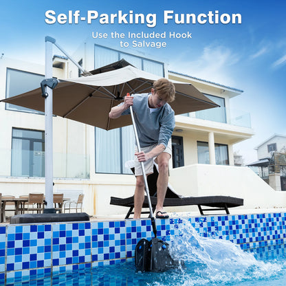 Robotstofzuiger zwembad – Zwembadreiniger – Automatische zwembadrobot – Pool cleaner – Zwembadstofzuiger – Slimme navigatie – 120 minuten batterijduur - QUORE