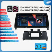 CarPlay - Multimedia Autoradio - Car CarPlay Scherm - Autoradio - Android Automultimedia - 4G - 10,33" - voor BMW X3 F25 CIC NBT voor BMW X4 F26 NBT - GPS - 2 Din - Stereo DSP - (6W) 6G-64G NBT