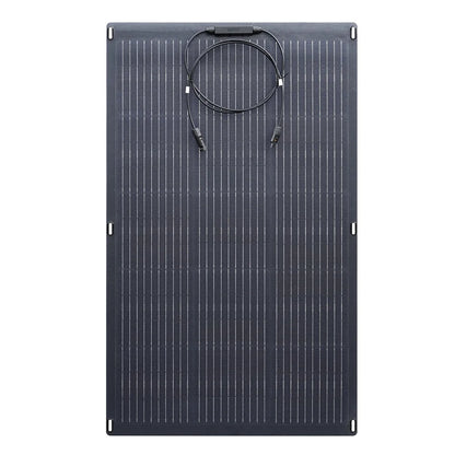 Zonnepanelen - Zonnepaneel - Flexibel - Solar Panel - 100W - Mobiele Zonne-energie Oplader - Monokristallijn - Draagbare - Waterdicht IP68 – Voor Balkon, Caravan & Camping - QUORE