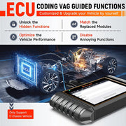 OBD2-scanner - Diagnosecomputer - Slimme diagnosetool - Foutverwijdering - Bidirectionele test - IMMO A/F-aanpassing - IMMO 30+ reset - ECU-codering