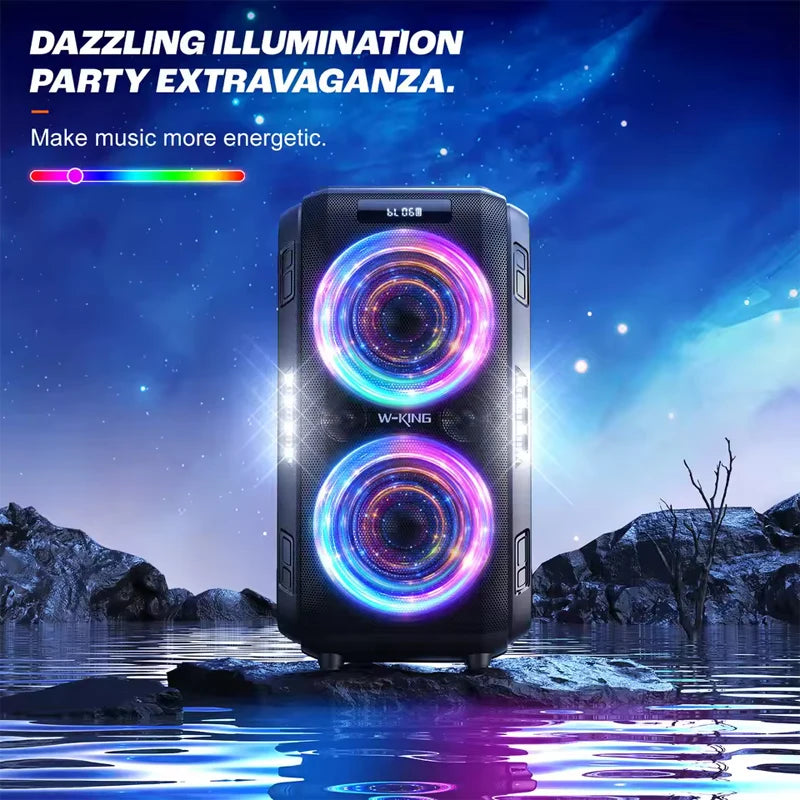 Bluetooth Speaker – Draagbare Speaker – Draadloze Speaker – Party Speaker – 250 Watt Piekvermogen – 12 Basstanden