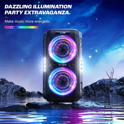 Bluetooth Speaker – Draagbare Speaker – Draadloze Speaker – Party Speaker – 250 Watt Piekvermogen – 12 Basstanden