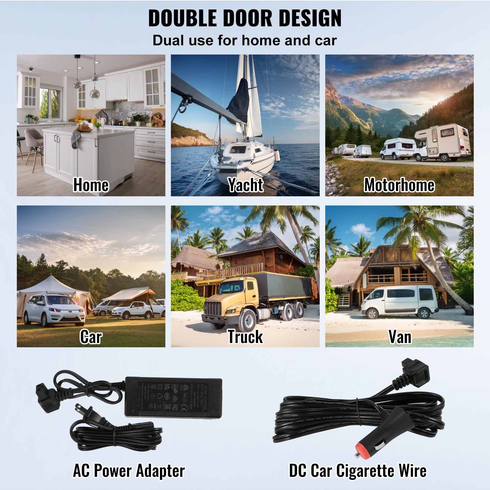 Draagbare Auto Koelkast – Mobiele Koelbox – Compressor Koelbox – Elektrische Koelbox – 25 Liter – Instelbare Temperatuur – 12/24V En 110/240V - NLS35 - QUORE