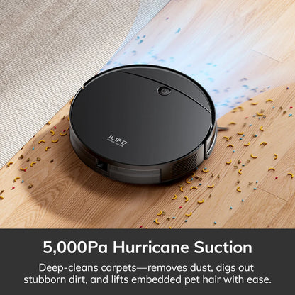 Robotstofzuiger – Dweilrobot – Stofzuigerrobot – Automatische Stofzuiger – Robot Vacuum – Compact Design 33x33x7,9 cm – Li-ion Batterij 14,4V