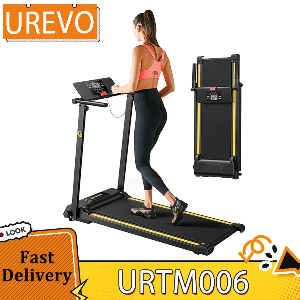Inklapbare Loopband – Loopband Voor Thuis – Fitnessapparaat – Hardloopband – Treadmill – 12 HIIT Programma’s – Compact En Antislip Loopvlak 105x40 cm