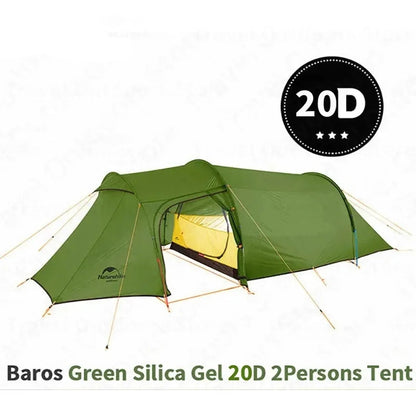 3-Persoons Tent – Kampeertent – Wandel Tent – Outdoor Tent – Lichtgewicht Tent – Ruim en Waterdicht Tot 4000 mm – Aluminium Stokken