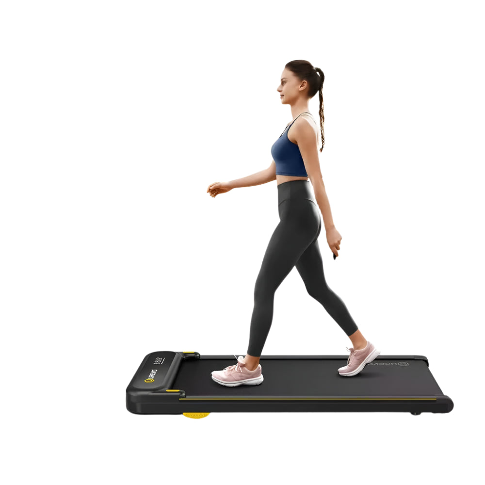 Treadmill - Walking Belt - Walking Pad - Walkingpad - Treadmill - 1-6KM/h Speed ​​- 120kg Max Load - 102x38cm Running Surface - Double Shock Absorption - LED Display - Black