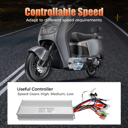 Brushless Motor – Borstelloze Motor – E-Bike Motor – Elektrische Scooter Motor – 2000W Vermogen – Aluminium Motorhuis