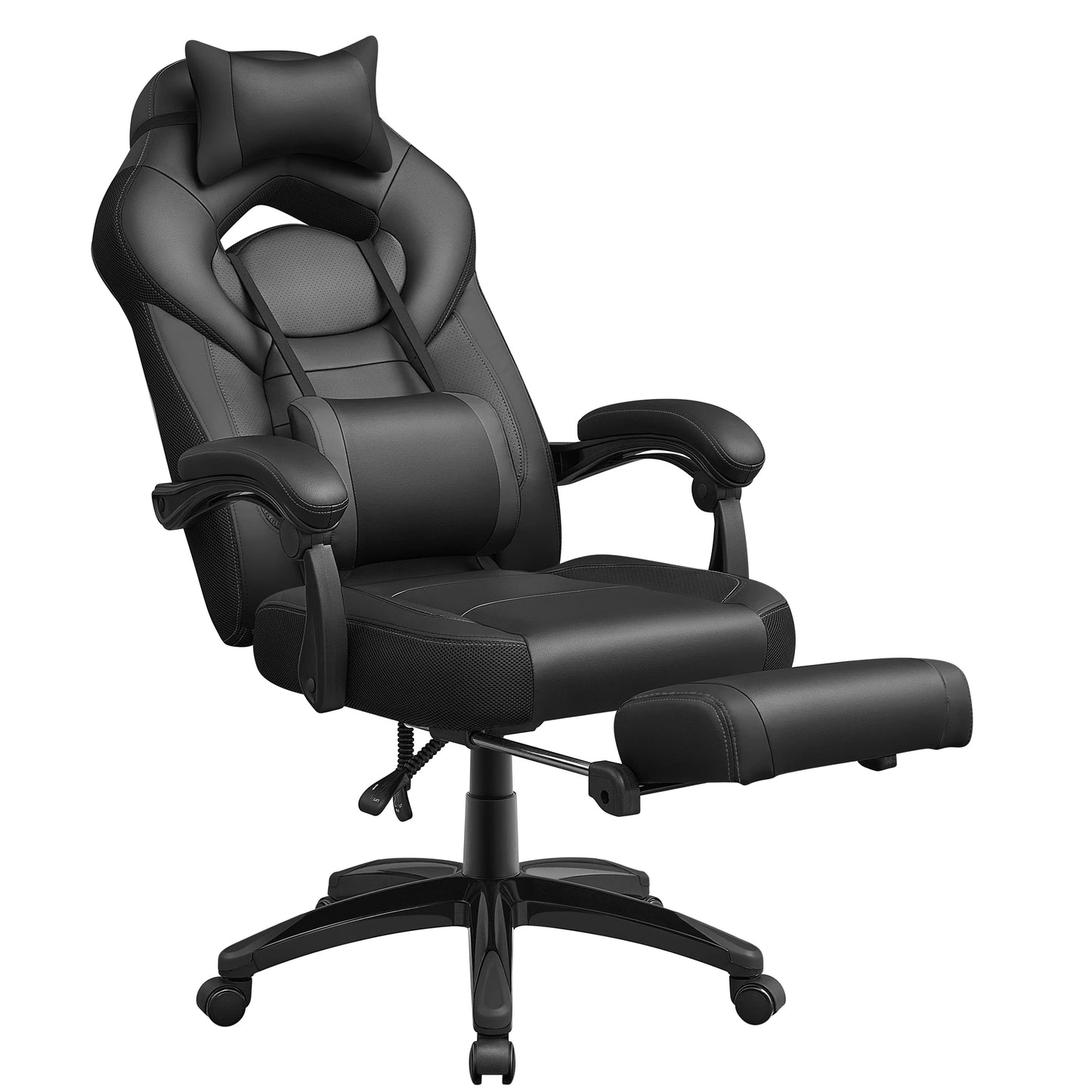 Bureaustoel – Ergonomische Stoel – Kantoorstoel – Gamestoel – Verstelbare Rugleuning – Kunstleer – Draagkracht 150 Kg