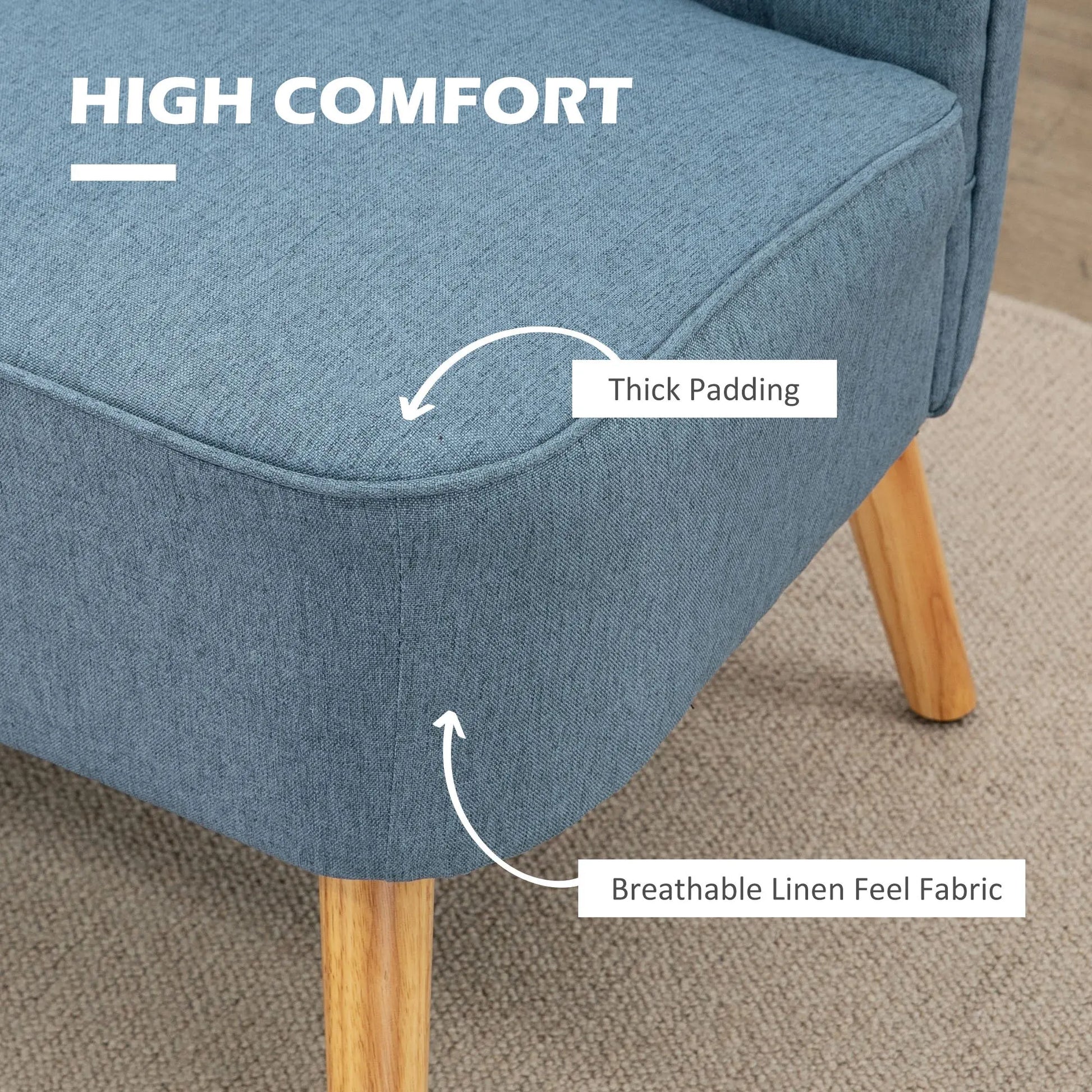 2-Zits Bank – Compacte Bank – Tweezitsbank – Zithoek Bank – Comfortabel Zitvlak – Synthetisch Leer - QUORE
