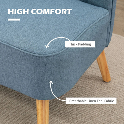 2-Zits Bank – Compacte Bank – Tweezitsbank – Zithoek Bank – Comfortabel Zitvlak – Synthetisch Leer - QUORE