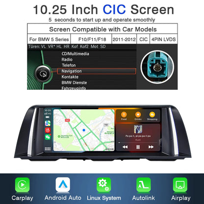 Multimedia Speler – Auto Radio – Touchscreen Navigatie – Carplay Android Auto – 10,25 Inch Display – Draadloze Connectiviteit – Achteruitrijcamera Ondersteuning