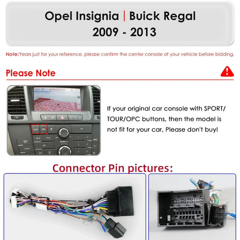 CarPlay - Multimedia Autoradio - CarPlay Scherm - Autoradio - Android Automultimedia - S1(8Core 3G 32G) AI - voor Opel Insignia Buick Regal 2008-2013 - Hoofdeenheid 9,7” Autoradio