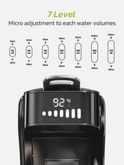 Koffiemachines - 6-in-1 Capsule Koffiemachine met Dienblad – Voor Heet & Koud – Espresso - Cappuccino - Dolce Gusto - Nespresso – Koffiezetapparaat - Zwart