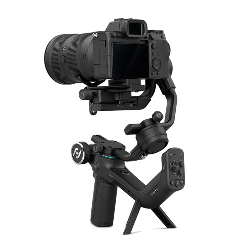 Gimbal Smartphone - Stabilizer for Smartphone &amp; Camera - Gimbal for Smartphone &amp; Camera - Handheld mirrorless - Roll angle 320° - Course angle 360° - 3-Axis - All-in-one - Black
