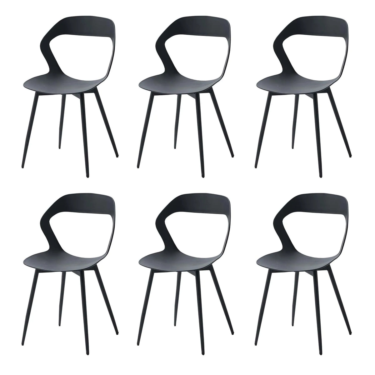 Eetkamerstoel - Eetkamerstoelen Set van 6 - Keukenstoelen - Keukenkruk - Keuken Stoelen - Montage - QUORE