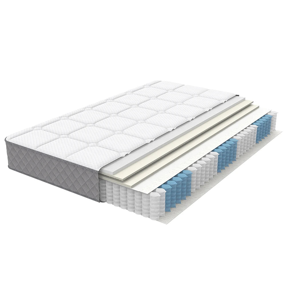 Bed – Tweepersoonsbed – Slaapkamerbed – Opbergbed – Stofbed – 180x200 cm – Opklapbare Lattenbodem – Ruime Opbergruimte - QUORE