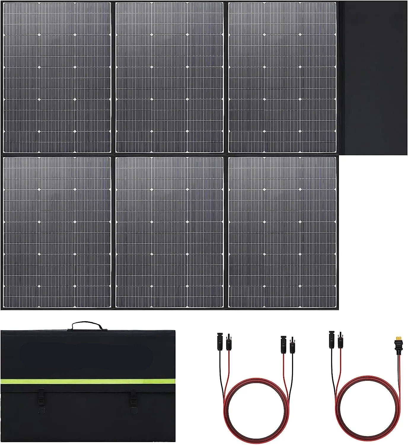 Opvouwbaar Zonnepaneel – Draagbaar Zonnepaneel – Mobiel Zonnepaneel – Outdoor Zonnepaneel – 600W Vermogen – Hoog Rendement