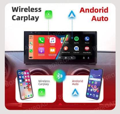 Android 13 Car Multimedia Speler – Autoradio – Multimedia Systeem – Touchscreen Navigatie – CarPlay Android Auto – 10,25 Inch Scherm – 8GB RAM 128GB Opslag