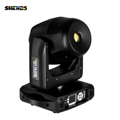 Moving Head – Podiumverlichting – DJ Verlichting – Discolamp – Lichtshow – 160W LED Spot – 540° Pan & 270° Tilt - QUORE