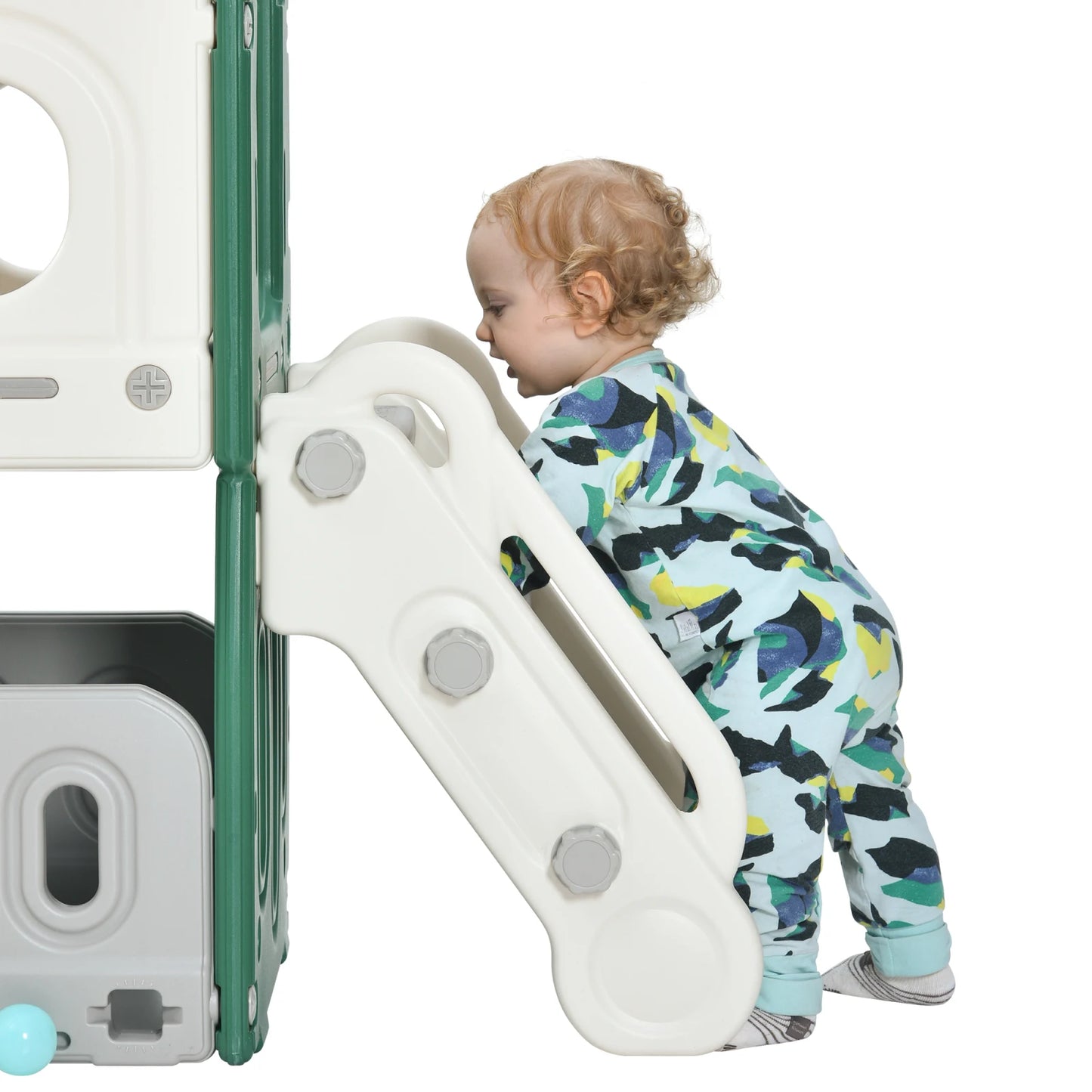 Speeltoestel – Speelset – Speelparadijs – Kasteel – Glijbaan – HDPE-Plastic – Geschikt Voor 3-6 Jaar