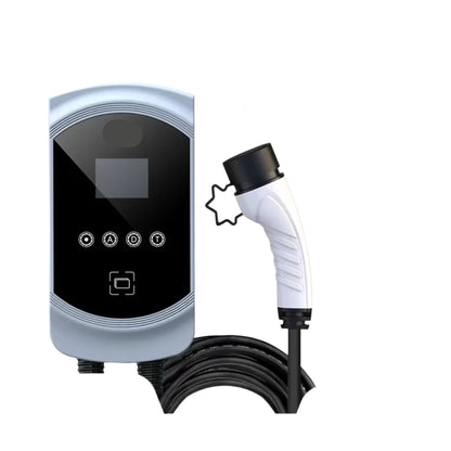 Laadpaal Voor Elektrische Auto – Oplader – EV Charger – Snellader – Draadloos Beheer – Variabel Laadvermogen 22kW – 32A - Weerbestendig IP65