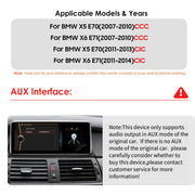 CarPlay - Multimedia Autoradio - Car CarPlay Scherm - Autoradio - Android Auto Multimedia - 11-13 2G 32G CIC AI - Intelligent Scherm - voor BMW X5 E70 X6 E71 CCC CIC -Auto 4G RDS SWC