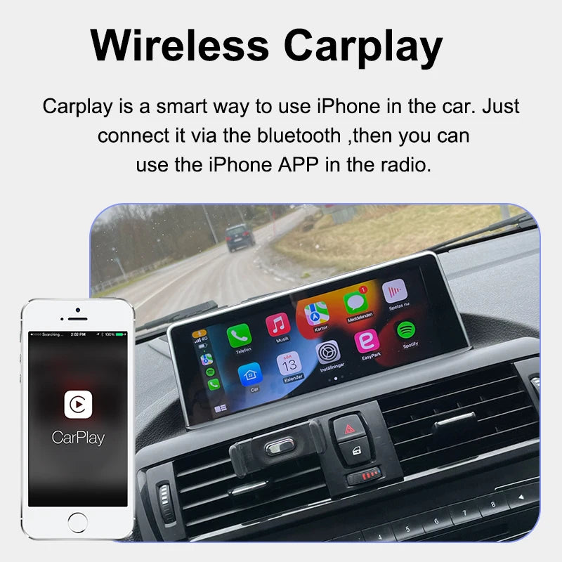 AUTOTOP 10.25" Android 13 Car Radio for BMW 1/2 Series F20 F21 F22 NBT Wireless Carplay Android Auto GPS Navi Multimedia Player - QUORE